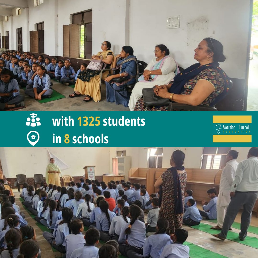 From April to June, MFF, in collaboration with the Child Protection Officer in Panipat, conducted awareness sessions on the POCSO Act &amp; child rights across 8 govt schools in Haryana. 1,325 students &amp; teachers were sensitised on child sexual abuse &amp; child marriage
#ChildProtection