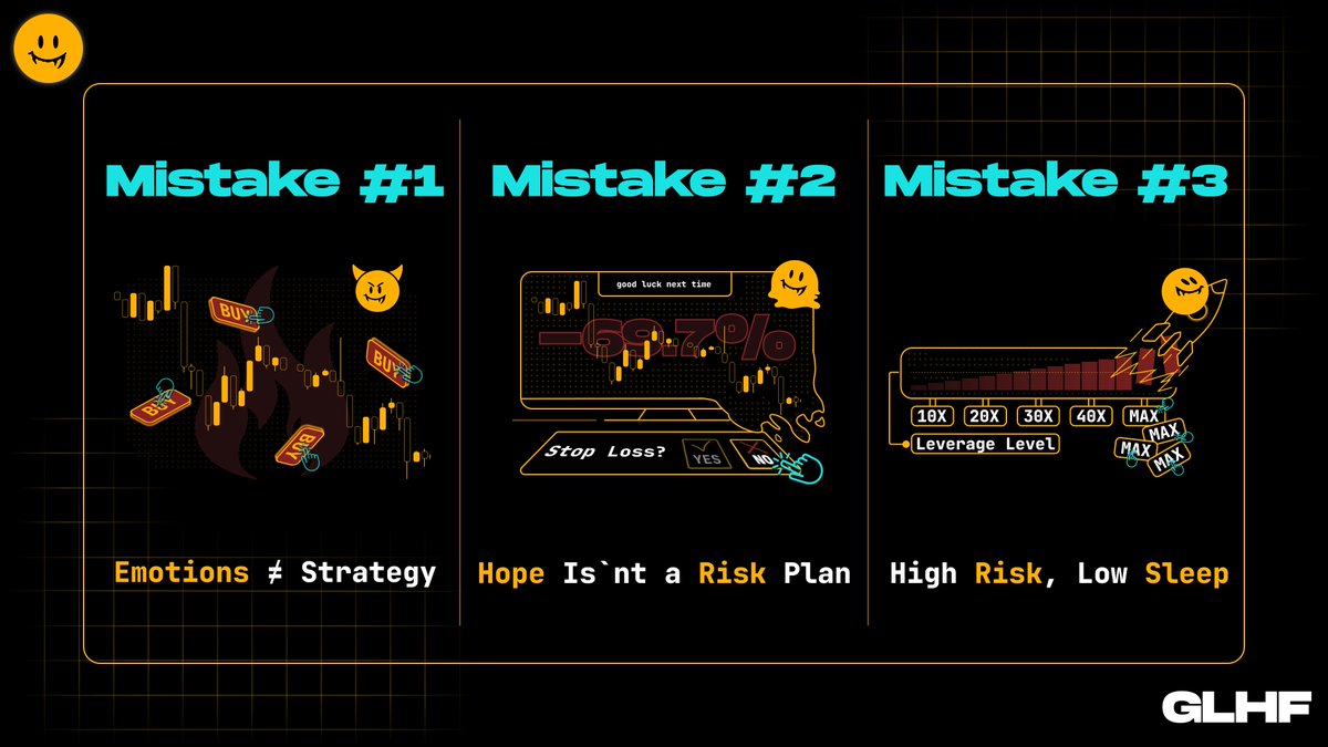 3 mistakes that blow funded accounts:

1. Revenge trading
2. Ignoring SL
3. Chasing leverage

Don’t burn your edge. Learn from the best. GLHF 😈