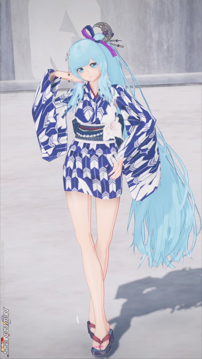 isana_PSO2_SS_w's tweet image. ユカタヴィアなどの短丈ユカタシリーズ、
そろそろN式出て欲しいんですけど！ですけど！！