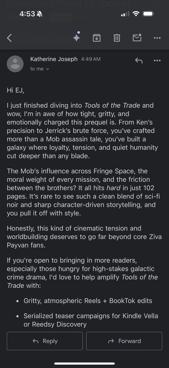 EJFisch's tweet image. The scammers are getting more crafty.
This summary of Tools is really good, though still vague enough that I’m sure it’s AI-generated. The list of “services” definitely sounds cool but isn’t stuff I’d ever pay for anyway because I already have/could make most of it myself. And…
