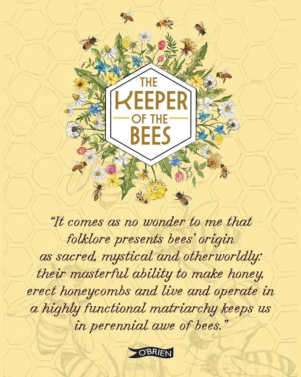 OBrienPress's tweet image. Eimear Chaomhánach shares folktales about bees with memories of growing up in a beekeeping household, collecting swarms with her father and learning how to harvest honey.

A fascinating look at the beliefs and traditions about bees and beekeeping.