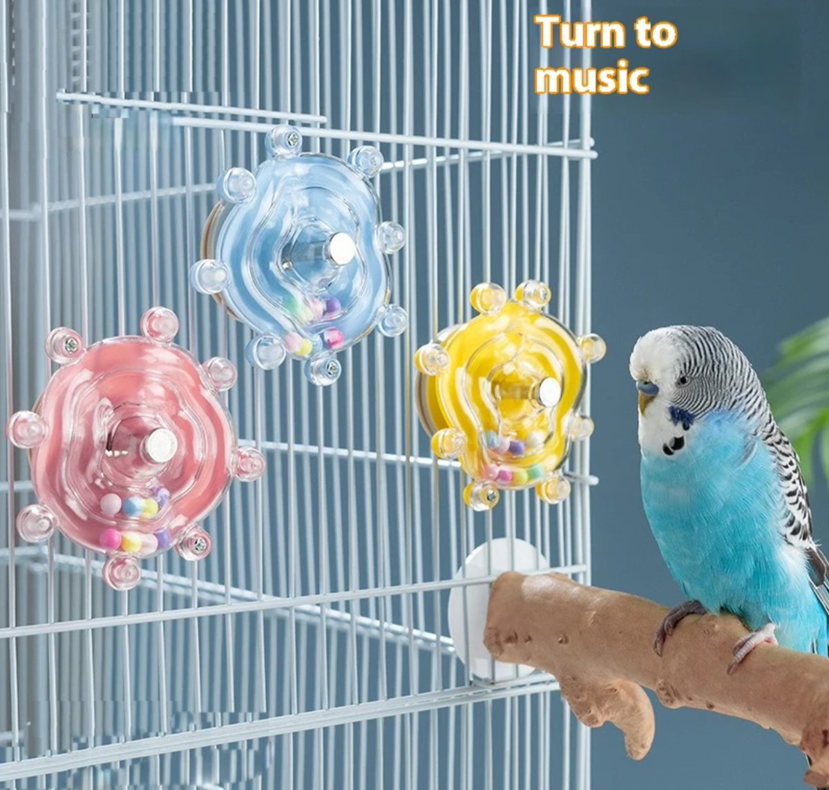 Spinning Parrot Disc Toy - The flying disc wheel spins with every peck or nudge, 
providing engaging movement that captures your bird’s attention.  4 Colors to choose from.

🛒  fluffycompanions.com/product/spinni…

#parrottoy, #parrotwheel, #bi...