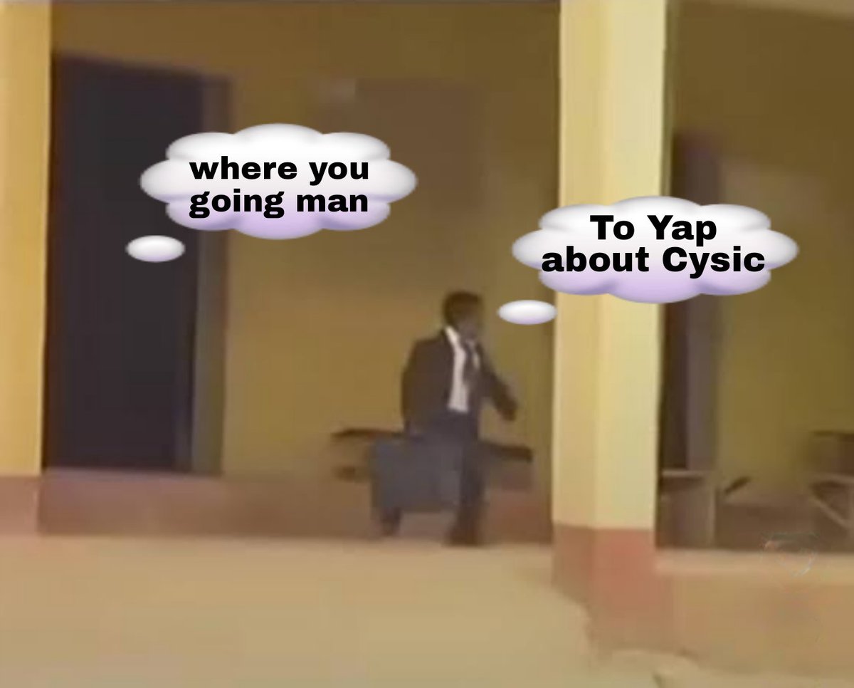 Geraldcharles07's tweet image. Gmsor
Shey wetin I wan go out use my life do other than yapping Cysic, 
My people see una for mainet make I go take over Cysic community 😂😂
@cysic_xyz
