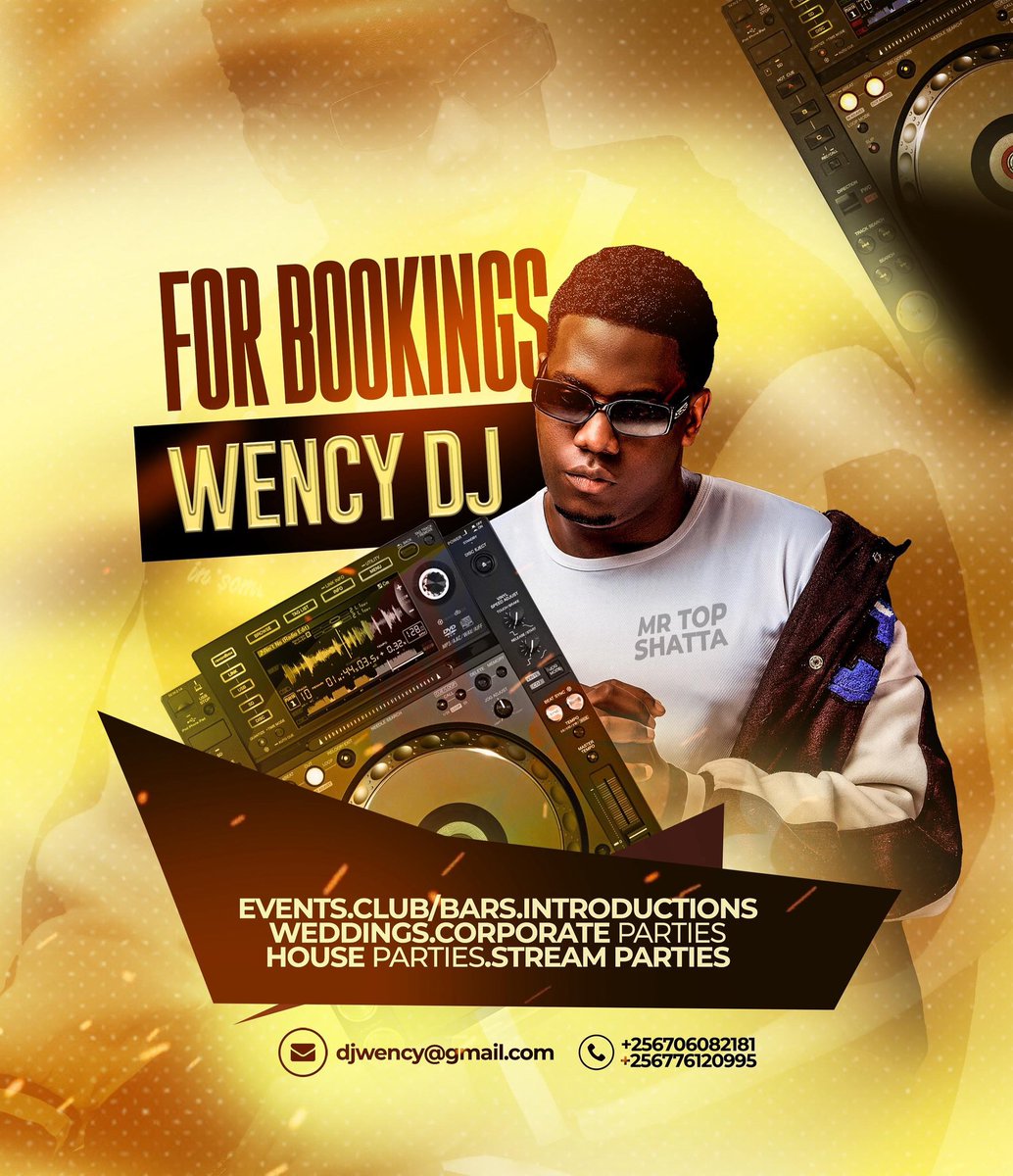 wency_dj's tweet image. Open for Bookings

Warning: Spontaneous Dancing Will Be Unbridled🚨