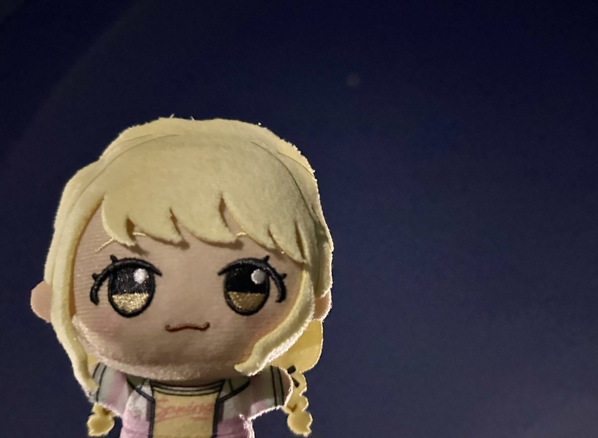 AbarthHi49903's tweet image. #初星学園ぬいぬい部 
夜のお散歩はちょっぴり怖いですけど…
プロデューサーと一緒なら平気です！