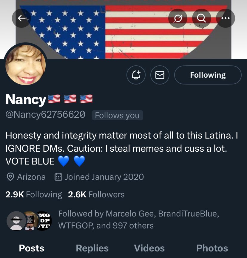 Sinfulskin (@sinfulskin2) on Twitter photo FAM, Another Great Resister Account to help grow. <a href="/Nancy62756620/">Nancy๐บ๐ธ๐บ๐ธ๐บ๐ธ</a>
Please Help out if you can.
๐บ๐ธ๐๐๐พโ๏ธ๐พ FAM, Another Great Resister Account to help grow. <a href="/Nancy62756620/">Nancy๐บ๐ธ๐บ๐ธ๐บ๐ธ</a>
Please Help out if you can.
๐บ๐ธ๐๐๐พโ๏ธ๐พ