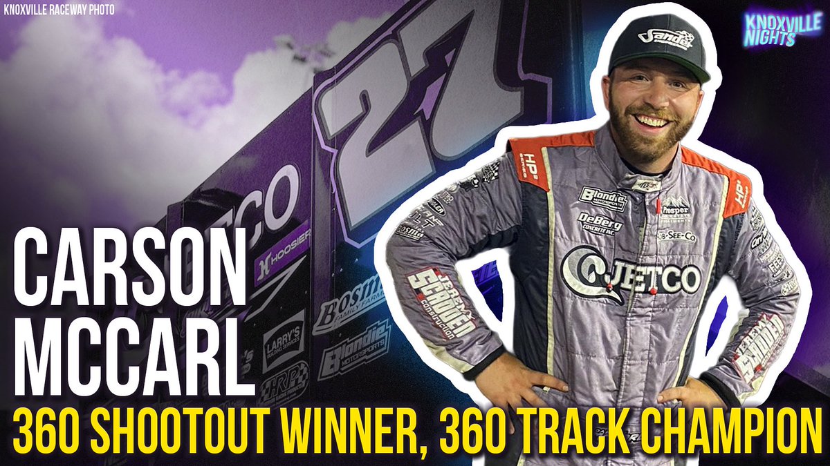 TEAMNETCODE's tweet image. 🚨 NEW EPISODE! The final tune-up before the 360 Nationals and the 64th Knoxville Nationals saw a 360 track champion crowned and High Roller @Rico_Abreu dominate the show. Plus, @CarsonMcCarl talked to us about his $15K win last week at the 3M #360Shootout.

🏆 Tasker Phillips…