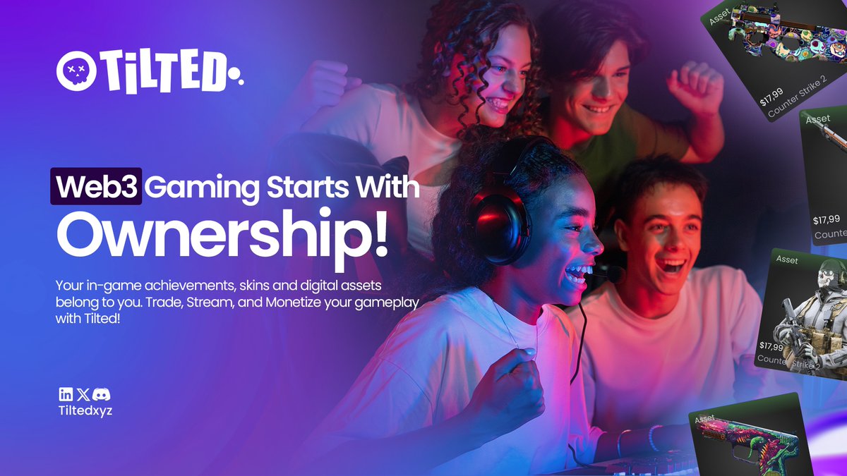 tiltedxyz's tweet image. Web3 Gaming Starts with Ownership

In the new era of gaming, it’s not just about playing—it’s about owning. 

Tilted is built on the belief that your in-game achievements, skins, and digital assets should belong to you, not some server.

With true ownership powered by blockchain,…
