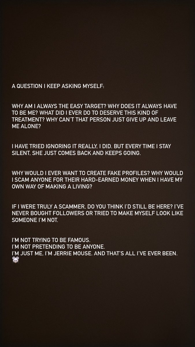 JerrieDepp's tweet image. I know I don’t owe anyone an explanation, but the false accusations and constant harassment have really pushed me to my limit.