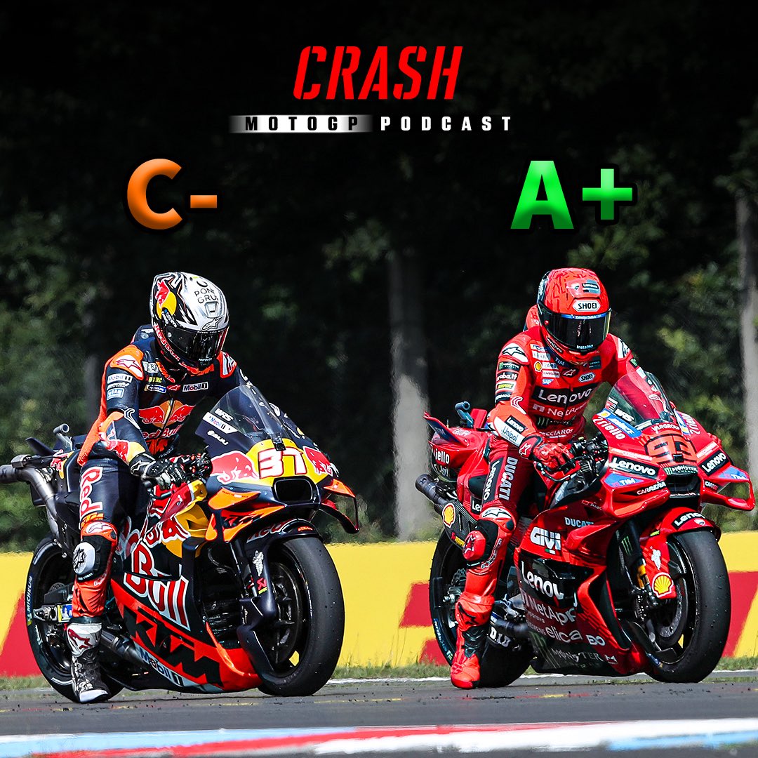 crash_motogp's tweet image. New Podcast 🎧 | We grade each MotoGP rider on their season so far 📊

Listen on Apple Podcasts/Spotify or click the link 🔗 shows.acast.com/crash-motogp-p…

#MotoGP