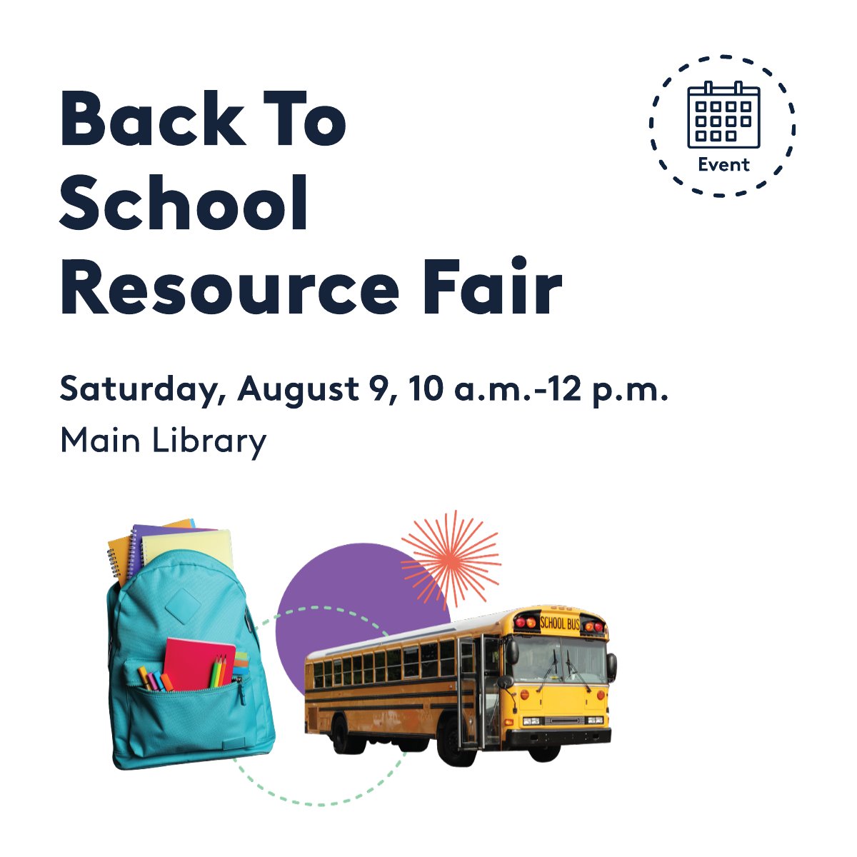 cincylibrary's tweet image. Get ready for the new school year at our Back-to-School Fair, a fun-filled day designed to help your family prepare for success at the Downtown Main Library! 

Join us as we give away school supplies, free haircuts, and more --&amp;gt; bit.ly/4meeNEV
