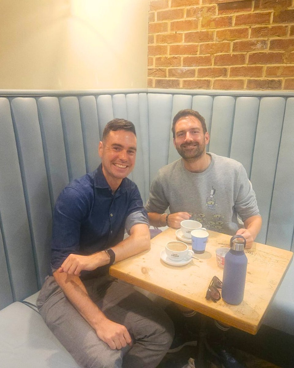 DanAldridgeWSM's tweet image. It was great grabbing a coffee with Josh McTaggart, a proud Weston local who’s now CEO of Theatres Trust.

We talked about how we support venues in Weston, making sure they have access to funding, remain central to their communities, and are protected for generations to come.