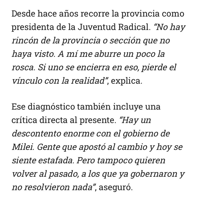Estoy segura que hay que cambiar la política, dotarla de sentido común y de empatía. 
Los extremos no solucionaron nada, por eso nos convoca otro proyecto político que cuide la producción, la educación y la salud pública. 

- Somos Buenos Aires - 
✍🏽 | infocielo.com/politica-y-eco…