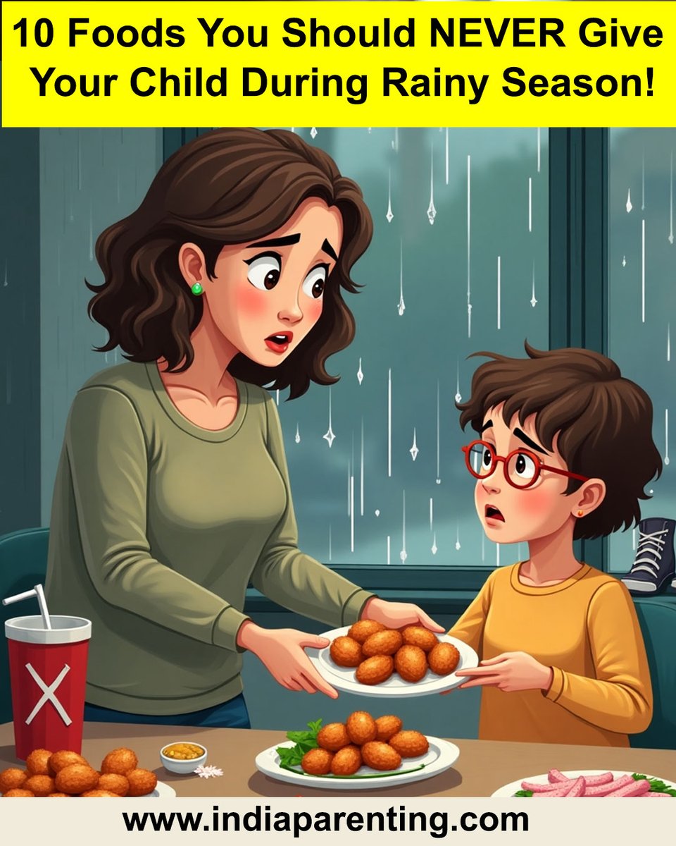 Read full article here: indiaparenting.com/foods-children…

10 Foods You Should NEVER Give Your Child During Rainy Season! 

#MonsoonHealthTips #RainySeasonAlert 
#HealthyKidsHappyParents
#ParentingInMonsoon #ChildCareTips #AvoidTheseFoods #MomAlert #SmartParenting