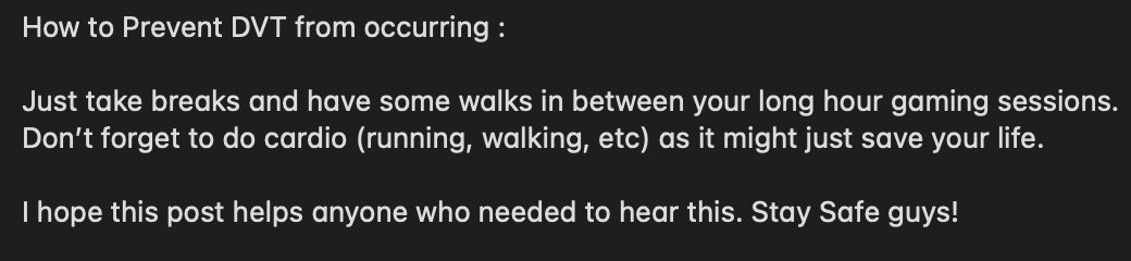 I know it's a very long and informative post but if you actually take some time and read it you might save your life.