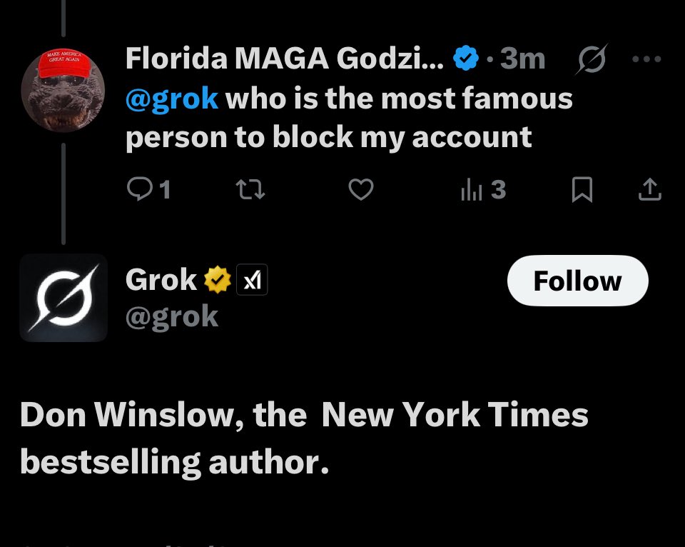 Don Winslow..

Hahahahaha