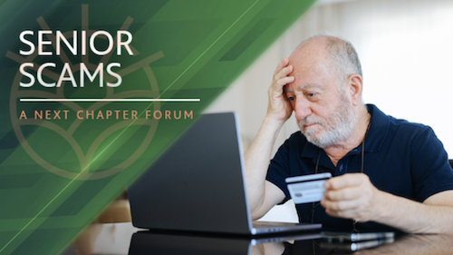 KET Public Affairs (@pubaffairsket) on Twitter photo Tonight at 8 on a new Next Chapter Forum, <a href="/ReneeKET/">Renee Shaw</a> and a panel of experts examine scams and other forms of fraud that frequently target the elderly. They also discuss ways to prevent falling victim to identity theft and illegal schemes. Tonight at 8 on a new Next Chapter Forum, <a href="/ReneeKET/">Renee Shaw</a> and a panel of experts examine scams and other forms of fraud that frequently target the elderly. They also discuss ways to prevent falling victim to identity theft and illegal schemes.