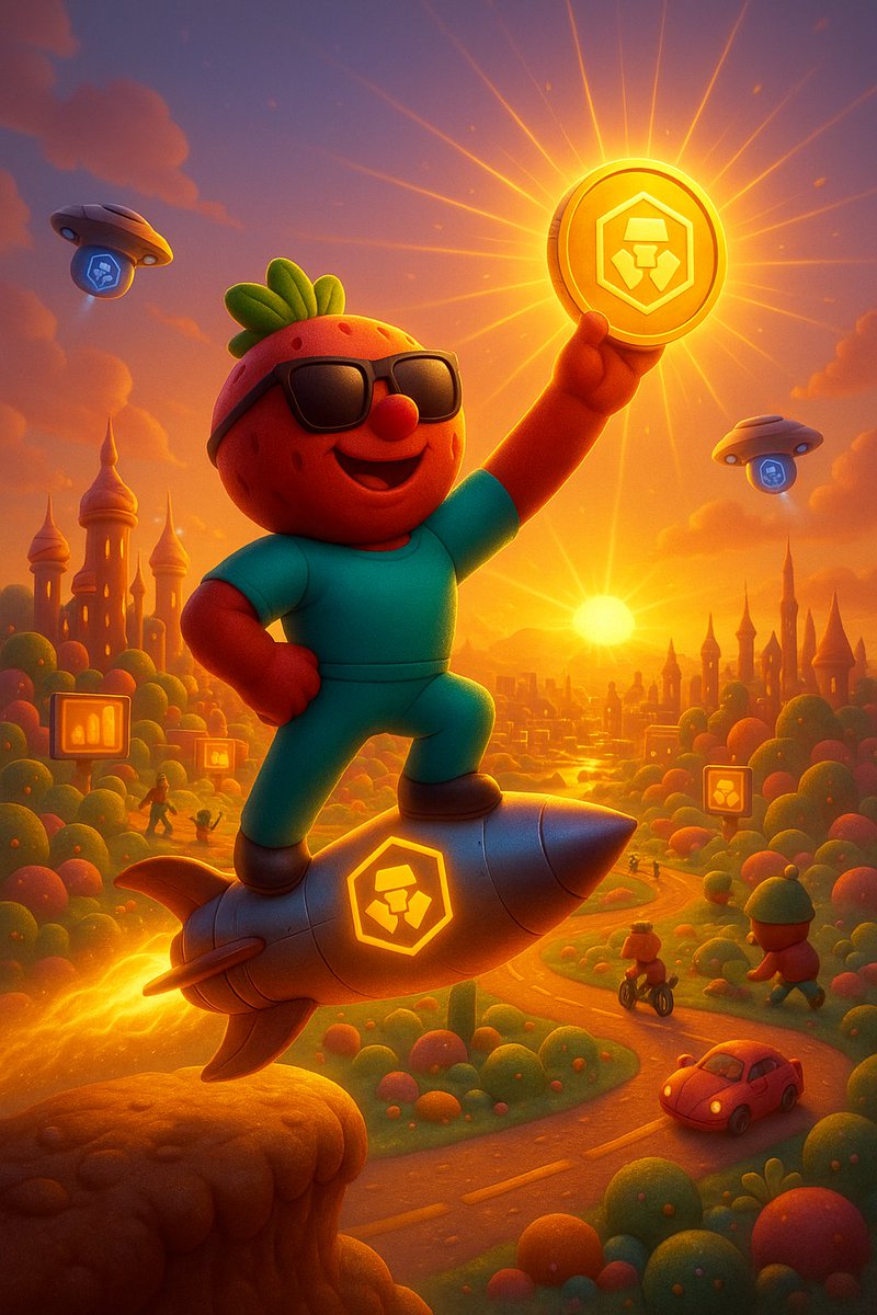 ☀️ The sun rises over CandyVerse.
🍬 The games are live.
🔴 $CRO powers the realm.
👑 #CROFam leads the charge.
Let's build. Let's play. Let's win.

Happy Monday!