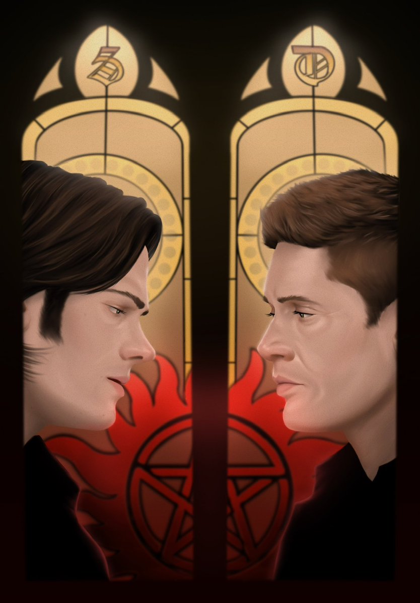 HalflingJakab's tweet image. The Winchesters #supernatural #spn #spnart #deanwinchester #samwinchester #art #fanart #procreate #digitalart #digital #jensenackles #jaredpadalecki