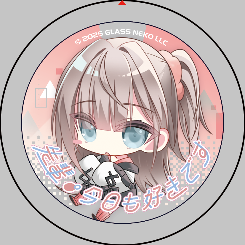 GlassCatLLC's tweet image. 2025年の東京ゲームショウで無料配布予定の缶バッジ、デザインが完成しました🎉
とっても可愛く仕上がってますので、ぜひお楽しみに〜！✨