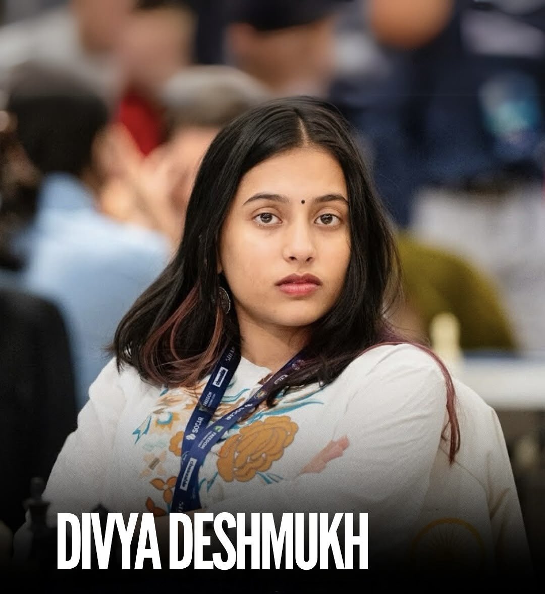 She came. She saw. She conquered.  

At 19, Divya Deshmukh rules the chess world🔥 Jai Hind ♟️ 🏆🇮🇳  #DivyaDeshmukh