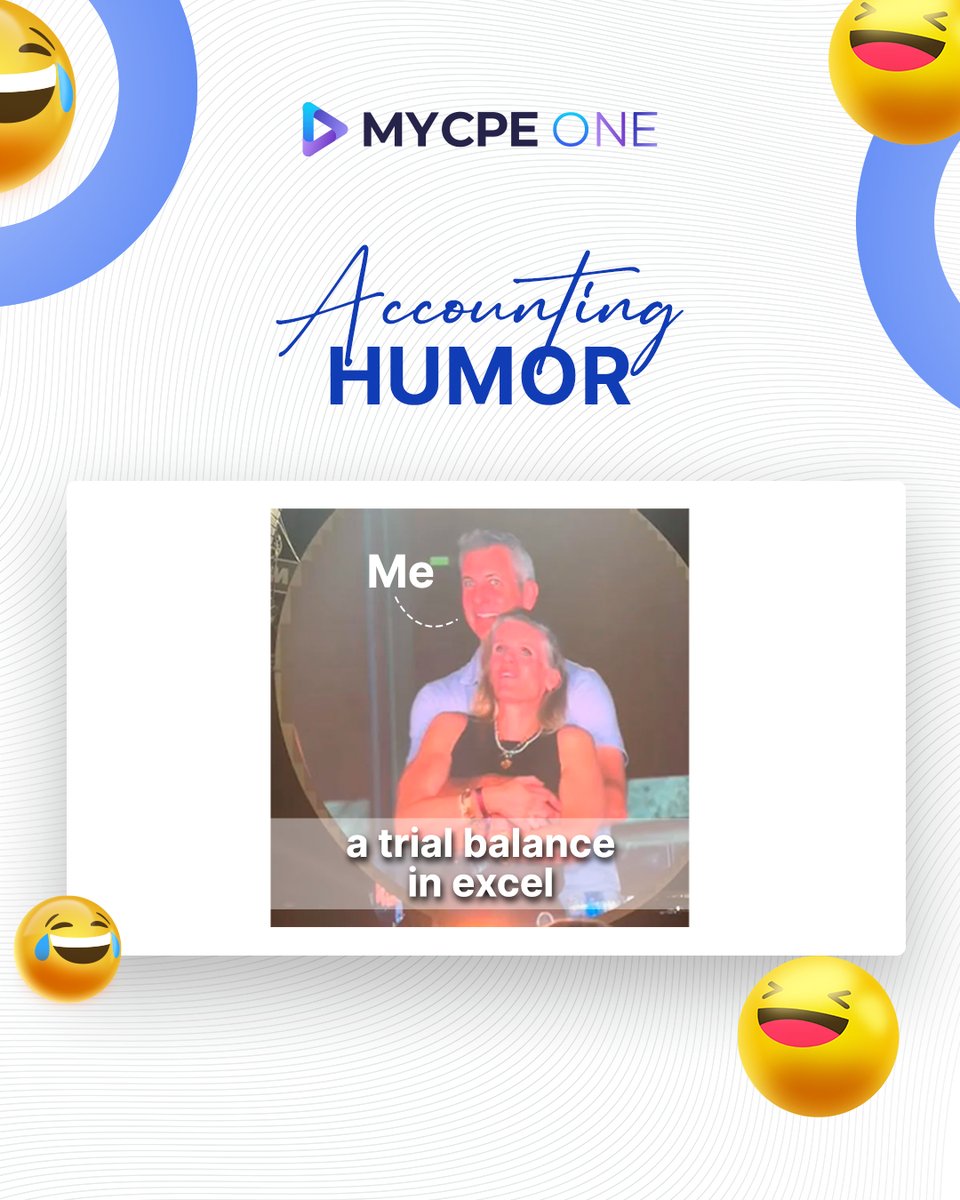mycpeone's tweet image. When Coldplay hits...
but Excel hits harder.
Column H still won’t balance.
Drop hi, if trial balance ever broke your soul.
#AccountingHumor #ExcelProblems #MYCPEONE