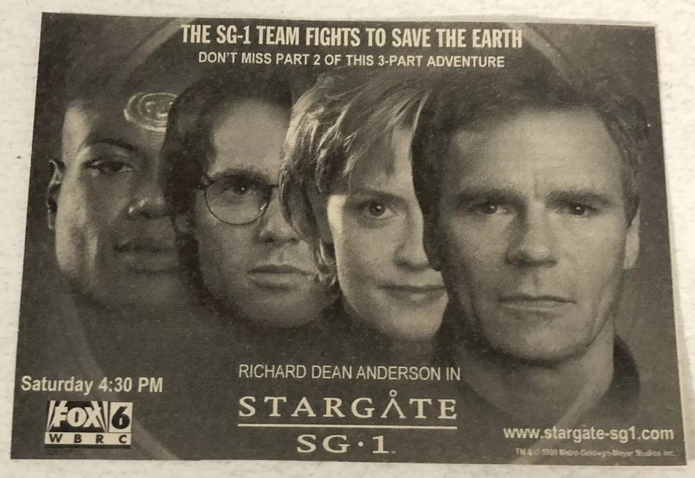 Happy Birthday to Stargate SG1 🎂 28 today!