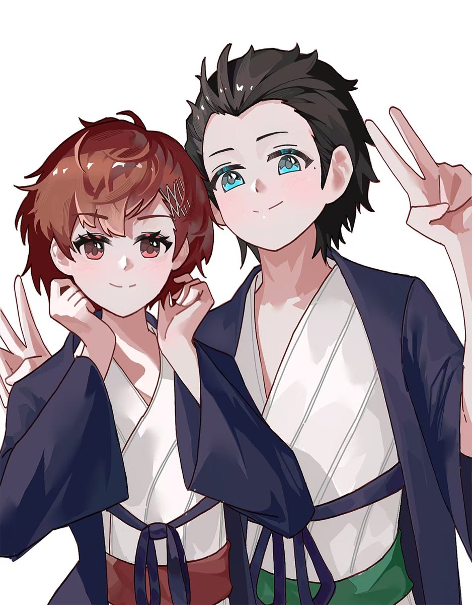 mr0_r98689's tweet image. 一绪に温泉に行きましょう！♨️
#료햄 #綾ハム #Ryoham #PERSONA3