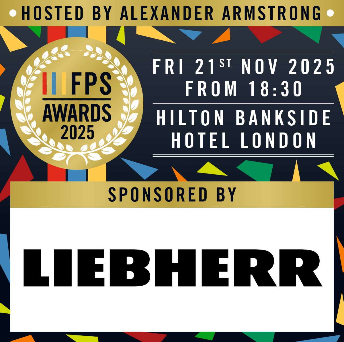 FPS_Piling (@fps_piling) on Twitter photo A huge thank you to <a href="/Liebherr_GB/">Liebherr GB</a> - sponsor of the Chair’s Award - at the FPS Awards 2025, which are taking place on 21st November, in London.
Thank you for your support in celebrating innovation and leadership liebherr.com
#sponsorship A huge thank you to <a href="/Liebherr_GB/">Liebherr GB</a> - sponsor of the Chair’s Award - at the FPS Awards 2025, which are taking place on 21st November, in London.
Thank you for your support in celebrating innovation and leadership liebherr.com
#sponsorship