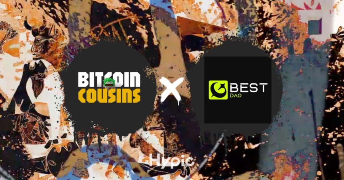 🚨 GIVEAWAY TIME! 🚨
To celebrate the launch of  we’re giving away to 5 GTD and 5 FCFS lucky winners! 🎉

How to enter:
1️⃣ Follow <a href="/BitcoinCousins/">Bitcoin Cousins</a> <a href="/BD_Best_DAO/">Best DAO</a> 
2️⃣ Like + Repost
3️⃣ Tag 2 frens

⏳ Ends in 24 hours 
#NFTCommunity #Bitcoin #Giveaway #NFTGiveaway #cryptocurrency