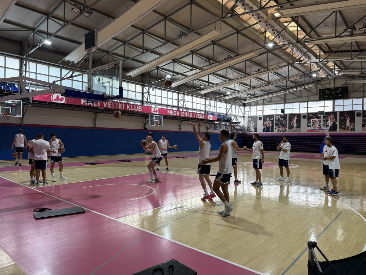 KKMegaBasket's tweet image. Mega Superbet has started preparations for the 2025/26 season 🙌🏻🔥
—
Košarkaši Mega Superbet-a tradicionalno su prvi započeli pripreme za sezonu 2025/26. 🫡
bcmegabasket.net/2025/07/28/meg…
