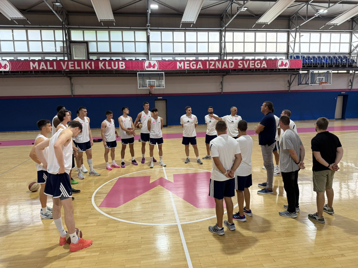 KKMegaBasket's tweet image. Mega Superbet has started preparations for the 2025/26 season 🙌🏻🔥
—
Košarkaši Mega Superbet-a tradicionalno su prvi započeli pripreme za sezonu 2025/26. 🫡
bcmegabasket.net/2025/07/28/meg…