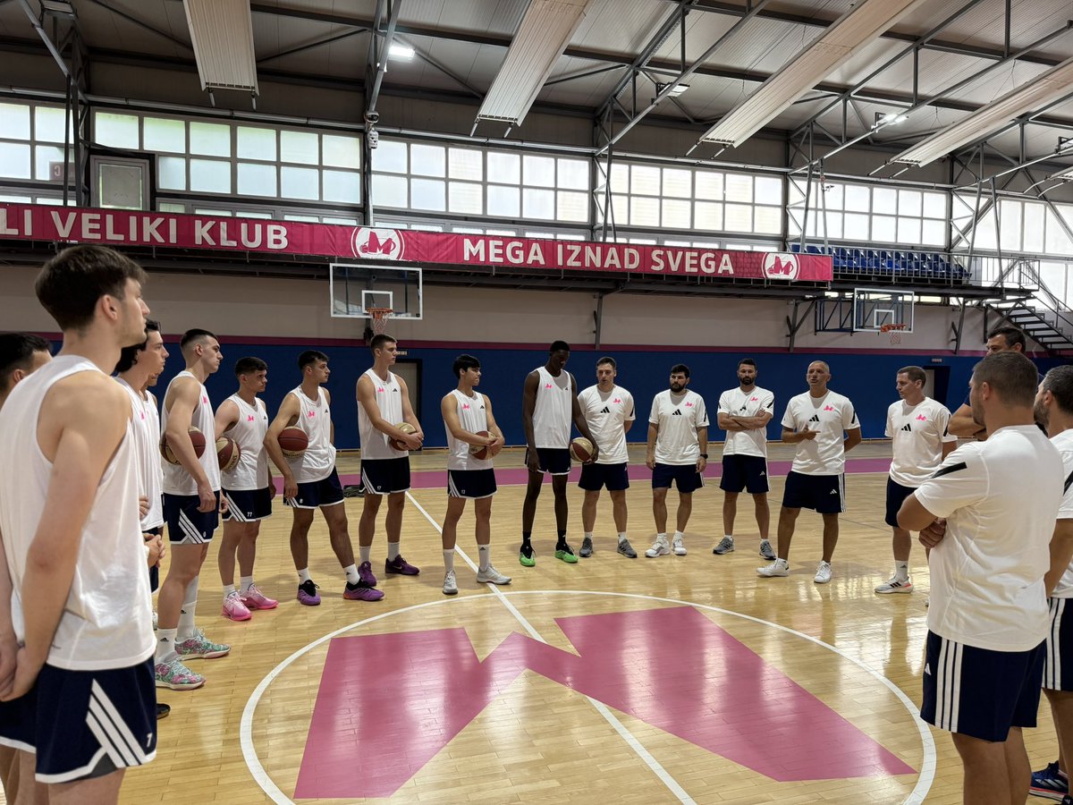 KKMegaBasket's tweet image. Mega Superbet has started preparations for the 2025/26 season 🙌🏻🔥
—
Košarkaši Mega Superbet-a tradicionalno su prvi započeli pripreme za sezonu 2025/26. 🫡
bcmegabasket.net/2025/07/28/meg…