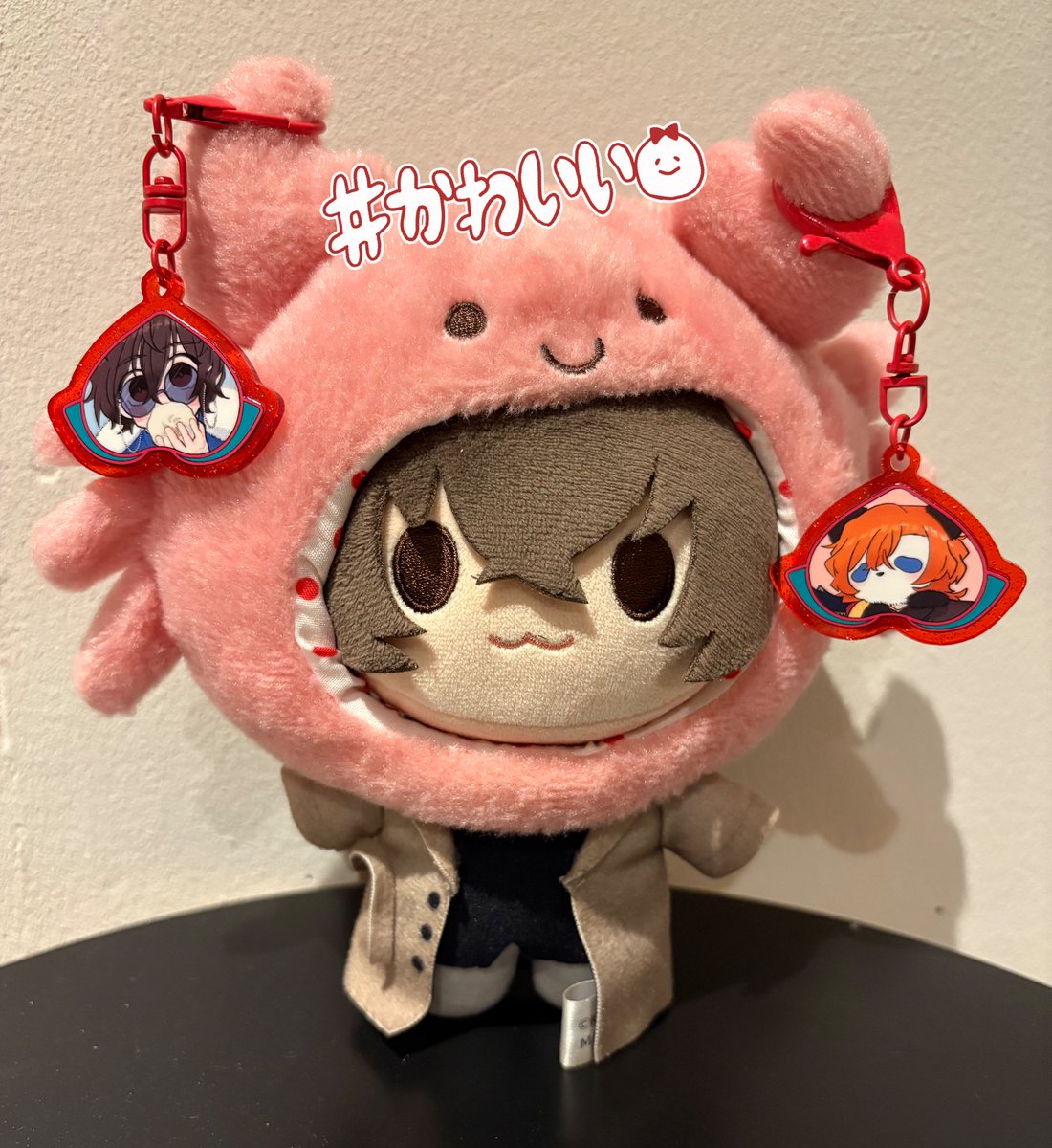 ppp_chipop's tweet image. 個人的に作ったやつが届いた✨
両面ちゅ〜か🐼🍑
可愛い〜好好〜
