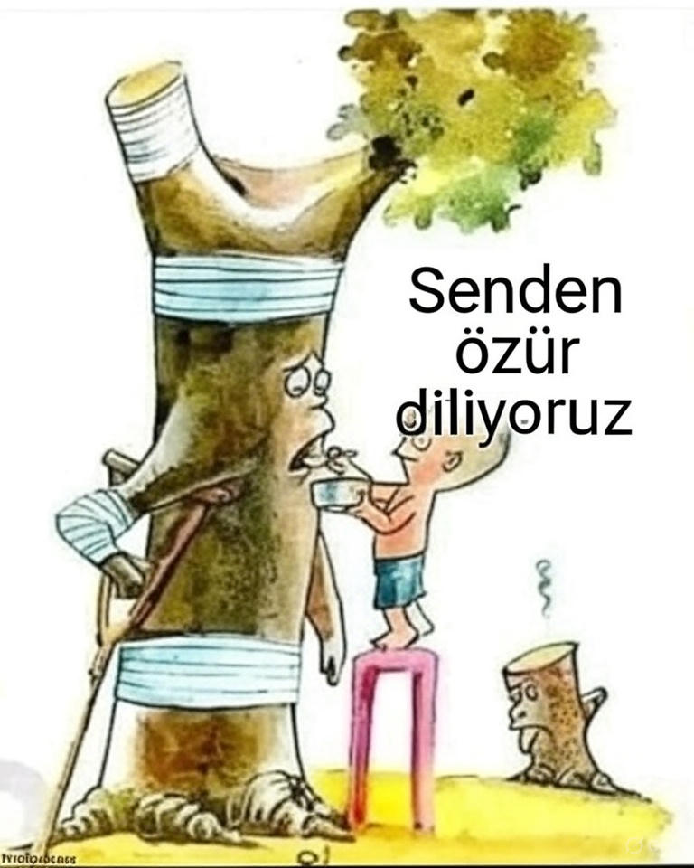 Bir milletin Çaresizce  Ormanların 
Yok oluşunu izlemesi böyle anlatılır
Kim çizdiyese tebrik ederim.
Begenmedikleri Köylüler olmasa hepten yokoluşu izleyecektik   Doğaya özür borcumuz var 🔥😭