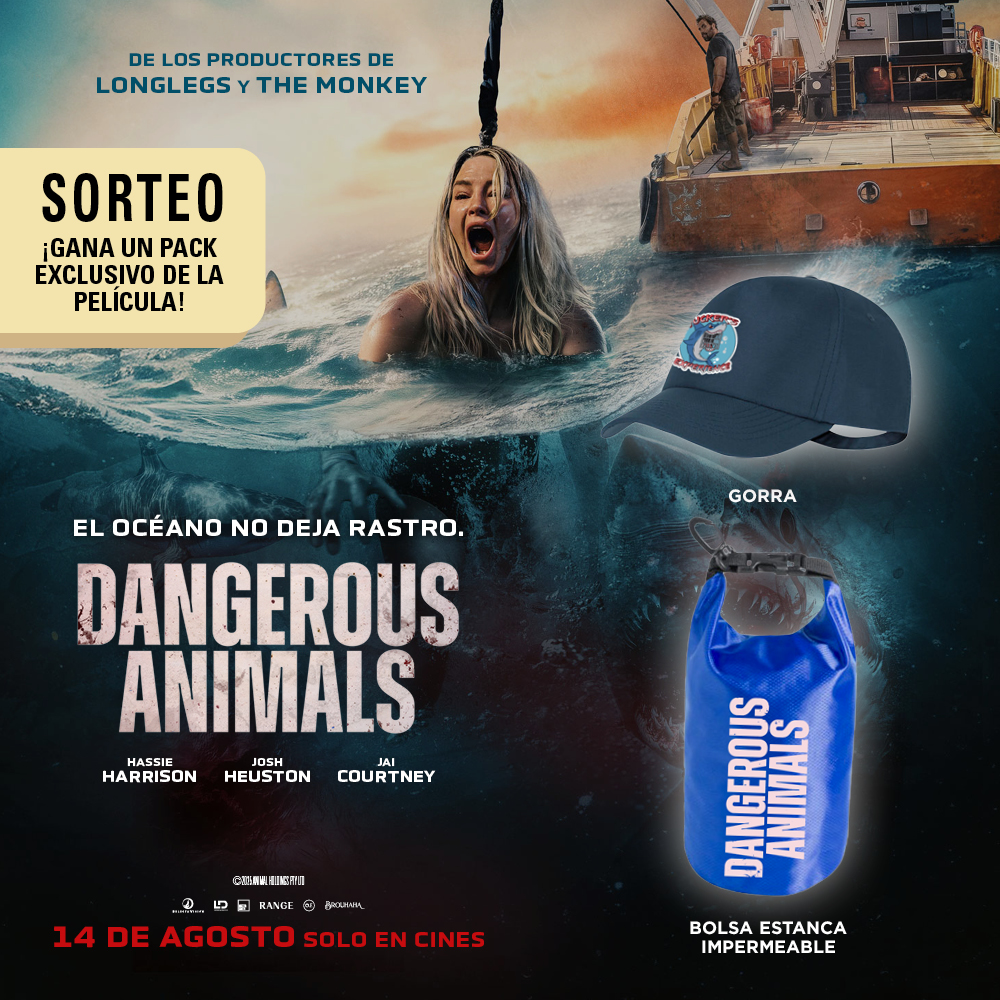 TerrorActo_'s tweet image. SORTEAMOS un pack de DANGEROUS ANIMALS (14 de agosto en cines) que incluye una gorra de la Tucker Experience y una bolsa estanca impermeable.

· Sigue a @SelectaVision + @TerrorActo_
· Menciona a TRES amig@s 
· RT + Like

Plazo: 4 de agosto a las 18:00h. Solo España. 

¡Suerte!