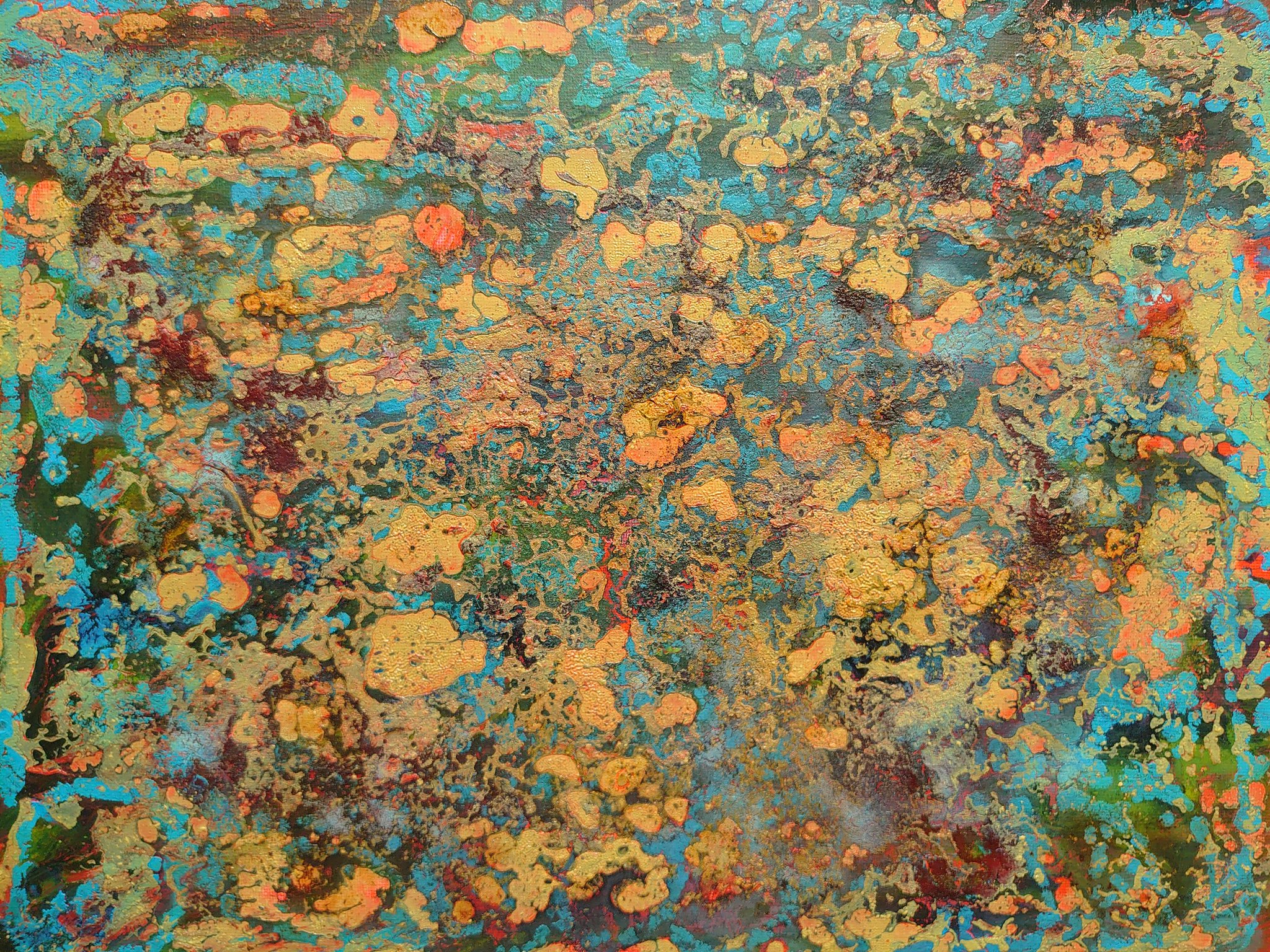 抽象画　『崢嶸 Erhabenheit』 Gerhard Richter 格哈德・里希特| Abstraktes Bild 抽象畫
