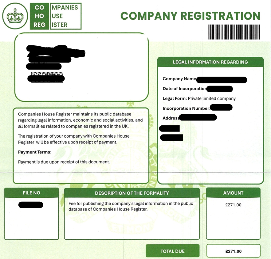 Carbon_Acc's tweet image. 🛑 Reminder: Companies House does not charge to publish legal details.

Any letter asking for payment from “COHOREG” is a known scam. Report it! gov.uk/guidance/repor…

#ScamProtection #BusinessIntegrity