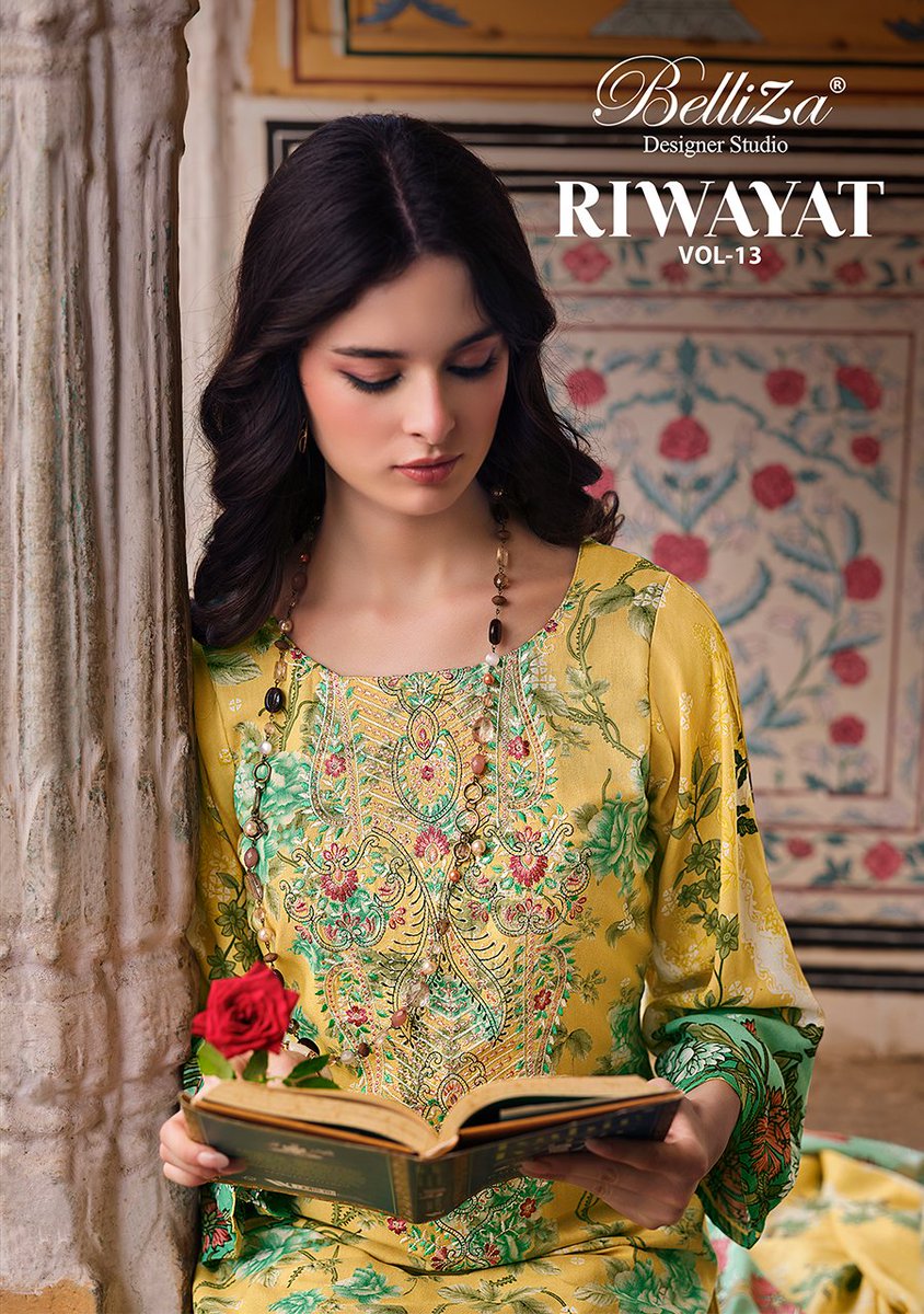 belliza_in's tweet image. Riwayat Vol 13 | Boutique Style Digital Print Suits in Viscose Rayon with Cotton Dupatta

👗Shop Now on bit.ly/3SDO9t6
.
.
#newarrival #riwayatvol13 #ethniccollection #unstitchedsuits #boutiquewear #wholesalesupplier #wholesaling #festivelook #bellizadesignerstudio