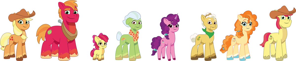 Applejack's Family Tell Your Tale Style
