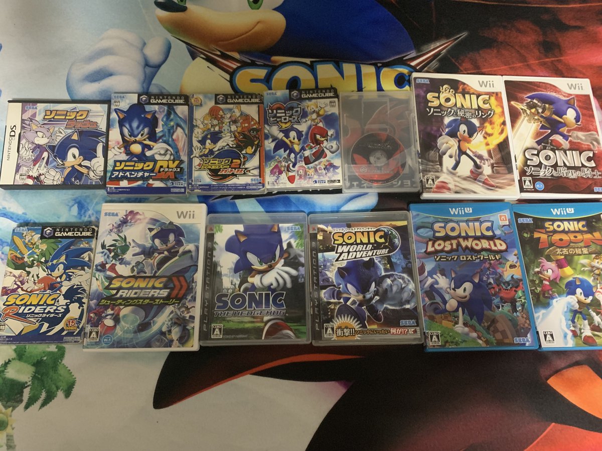 naosuke_soni's tweet image. というわけでGWにかき集めたソニックシリーズ完走しました〜やりきった！！
約3か月、楽しかったよ〜🥳🥳🥳

#ソニかつ