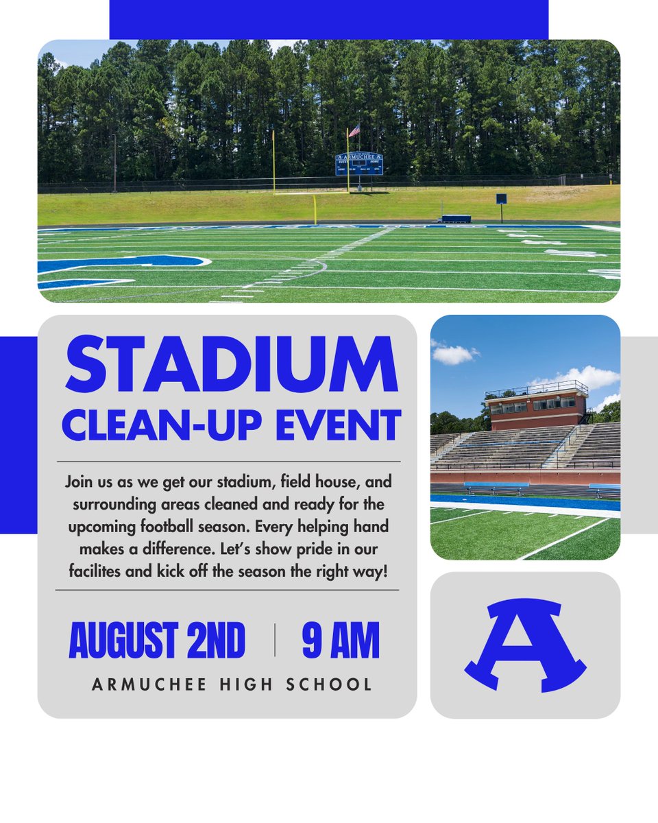 Join us for our stadium clean-up event!