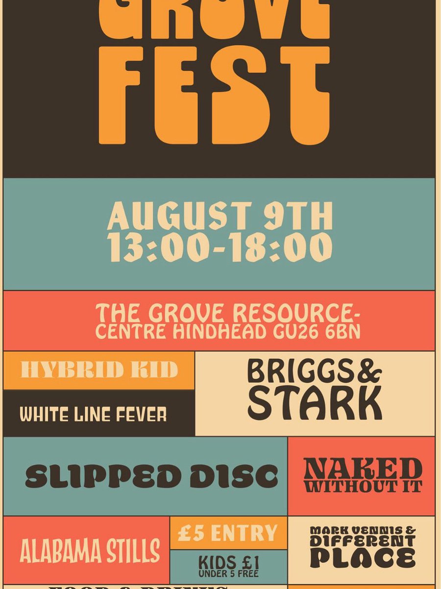 Hybrid Kid on at 2pm in Haslemere Sat August 9. Come on out
