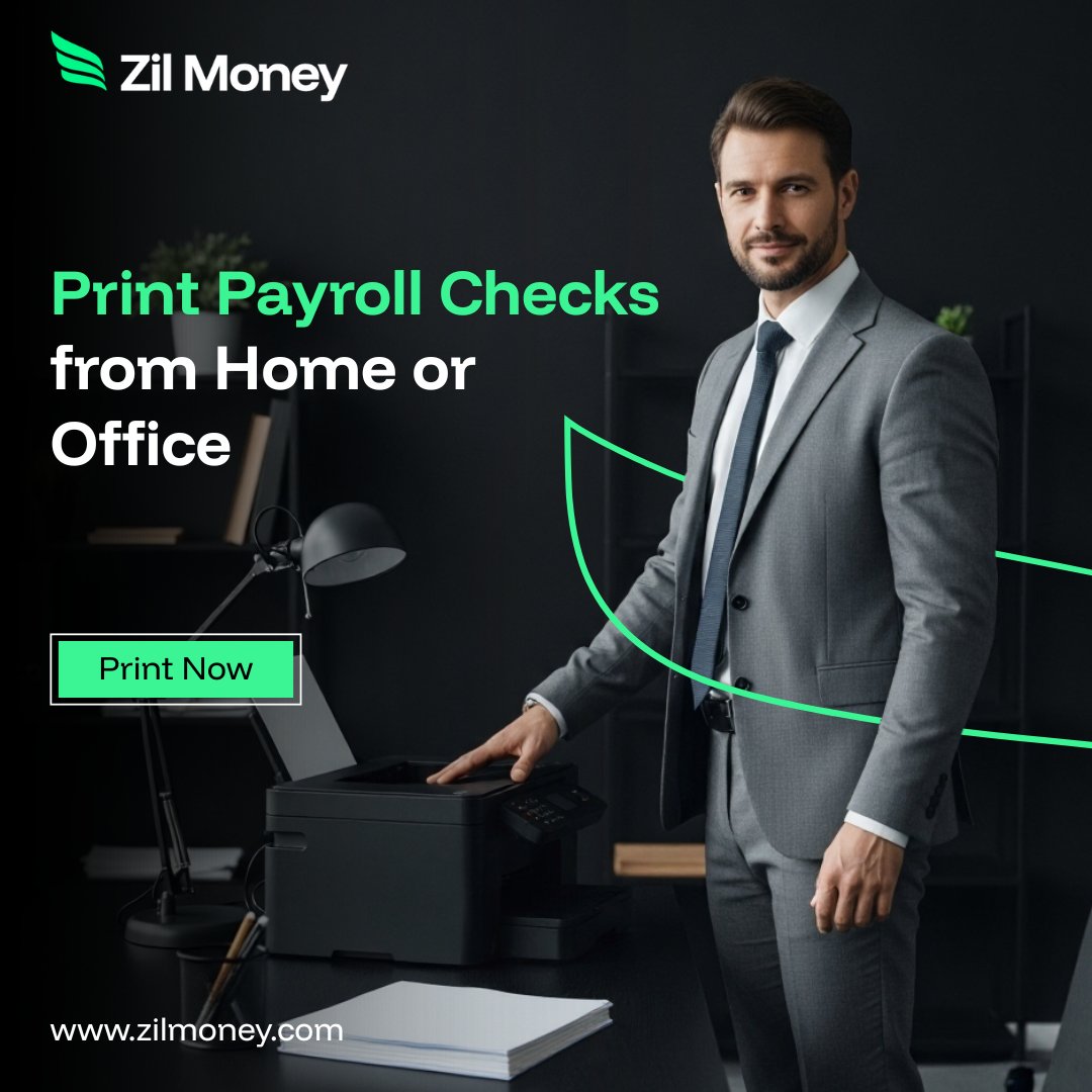 ZilMoney's tweet image. No more running to the bank—print payroll checks anytime, anywhere. Zil Money puts payday control right in your hands. 

Learn more: zilmoney.com/print-payroll-…

Click here for interactive demo: zilmoney.storylane.io/share/opqxoznx… 

#PrintPayrollChecks #PrintChecks