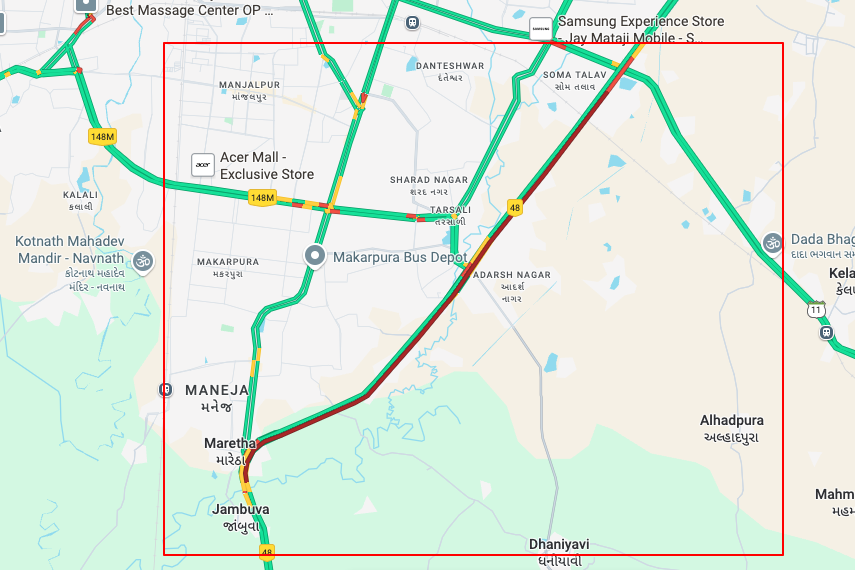 MyVadodara's tweet photo. Dabhoi x to Jambuva bridge, Total Traffic Jam on National Highway!

MP sir given request to Minister sir, clicked pictures, but no solution!

Can't imagine amount of fuel &amp; man hours lost!

#Vadodara #trafficjam https://t.co/gxwcniiNdz
