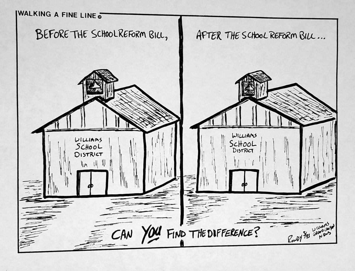 #rowdywalkercartoons #editorialcartoons #vintagecartoons #editorialcartoonist #williamsgrandcanyonnews