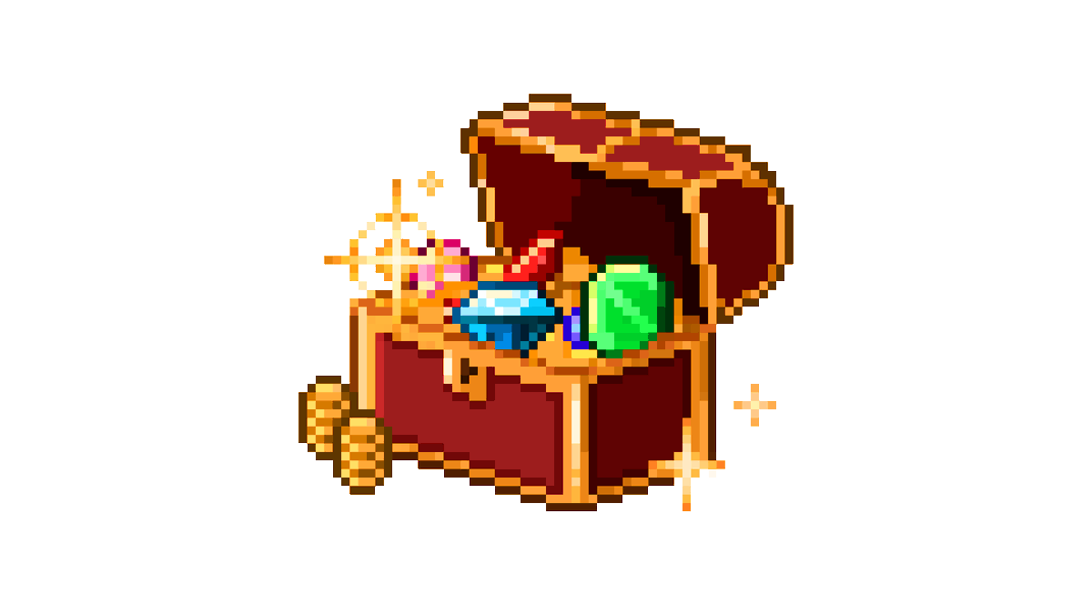 AOmaterial's tweet image. ［素材追加!］
ドット絵な宝箱全４種
aomaterial.com/2025/07/28/pxt…
ゲームっぽいドット絵な宝箱です！

その他ドット絵素材も多数配布中！
aomaterial.com/tag/pixcel/

フォロー、RT、いいねお待ちしております！
#Vtuber素材 #AOmaterial #フリー素材