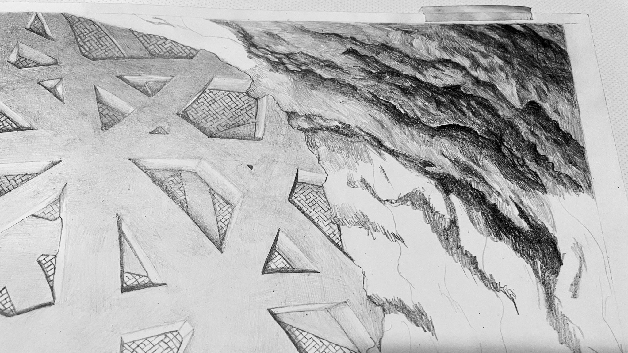 鉛筆画 Poster of Pencil Drawing is on sale worldwide in my Shop. I