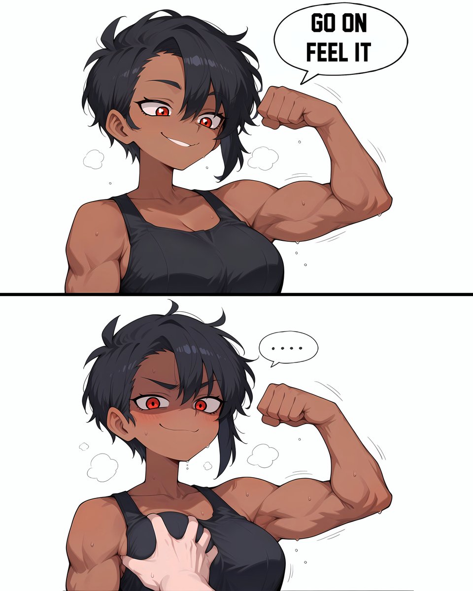 StableTomboy's tweet image. Ember, Go on feel it
#AI #OC #Tomboy