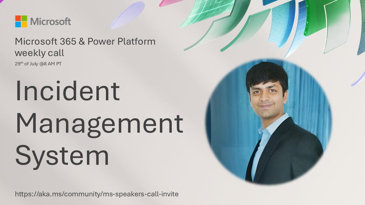 DavidWarnerII's tweet image. 📆 SharePoint Hackathon: Incident Management System

• Live demo in community call on 29th of July 8 AM PT
• Presented by Kunj Sangani | @sanganikunj
• Don’t miss out! Everyone is welcome!

👋 Get the invite → aka.ms/community/ms-s…

#Microsoft365dev #SharePoint #Hackathon…